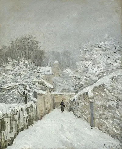 Snow at Louveciennes Alfred Sisley